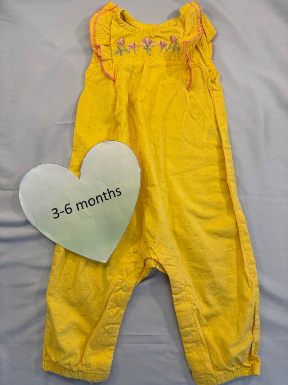 Penelope Mack -  sleeveless Romper/jumpsuit. Size 3-6 months